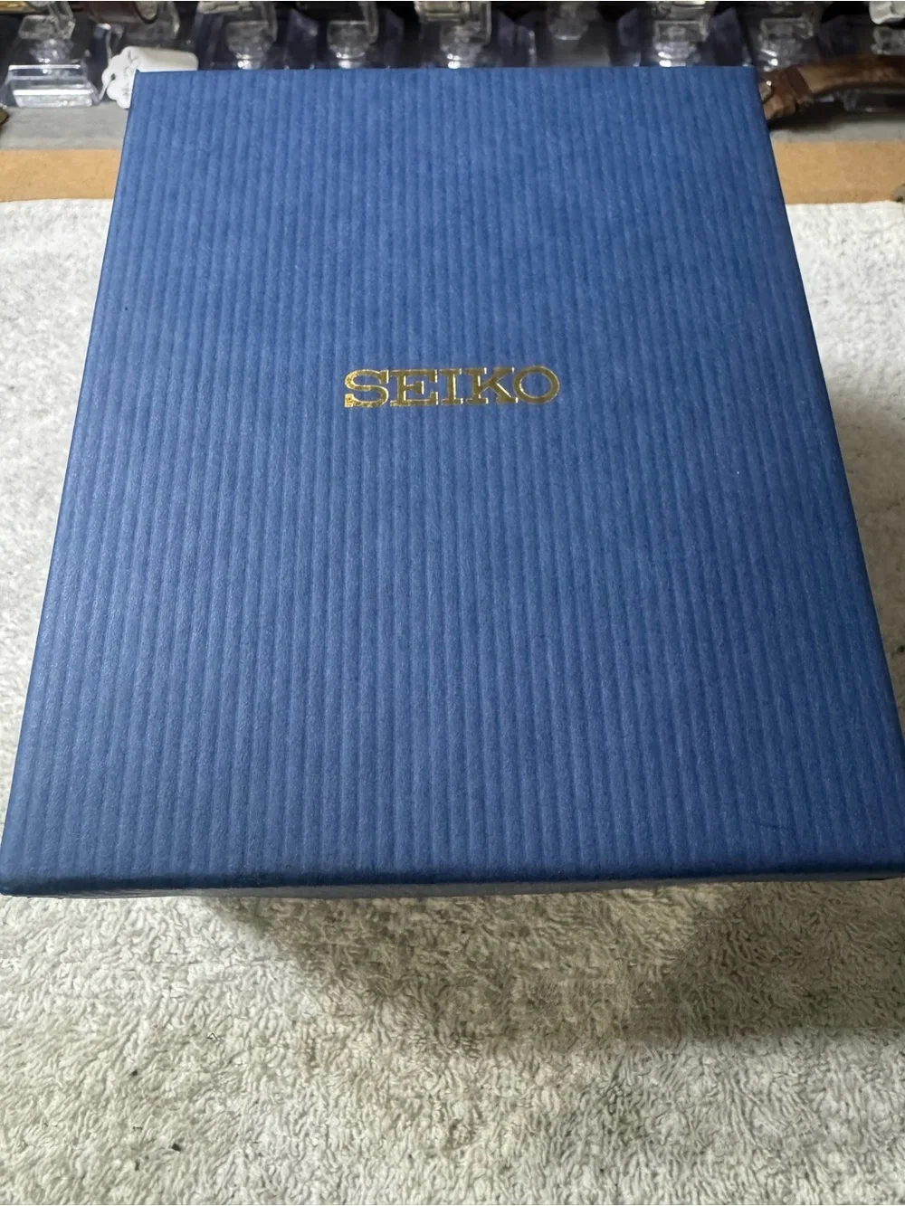 #192 Seiko Diver's Watch - Black Dial with Blue & Red Bezel